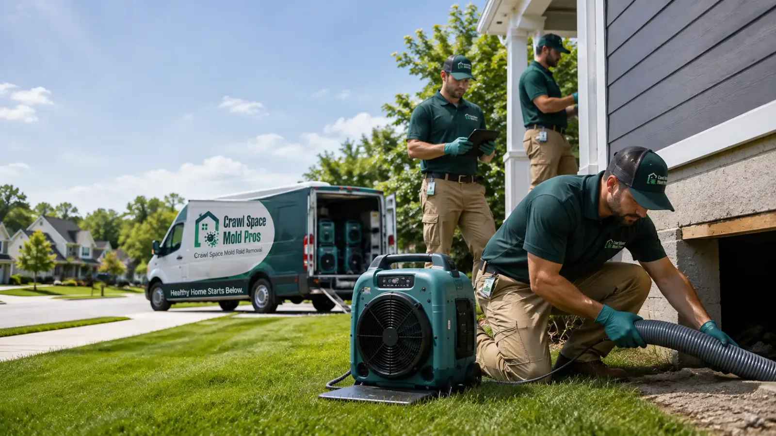 Crawl Space Mold Removal in Hanson, MA
